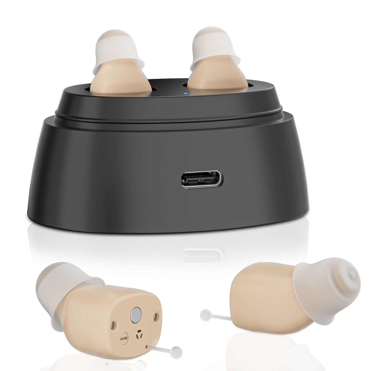 RKEPIE M609 Pro Stealth CIC Hearing Aid - Next-Gen DSP & 96-Hour Freedom Charging Case