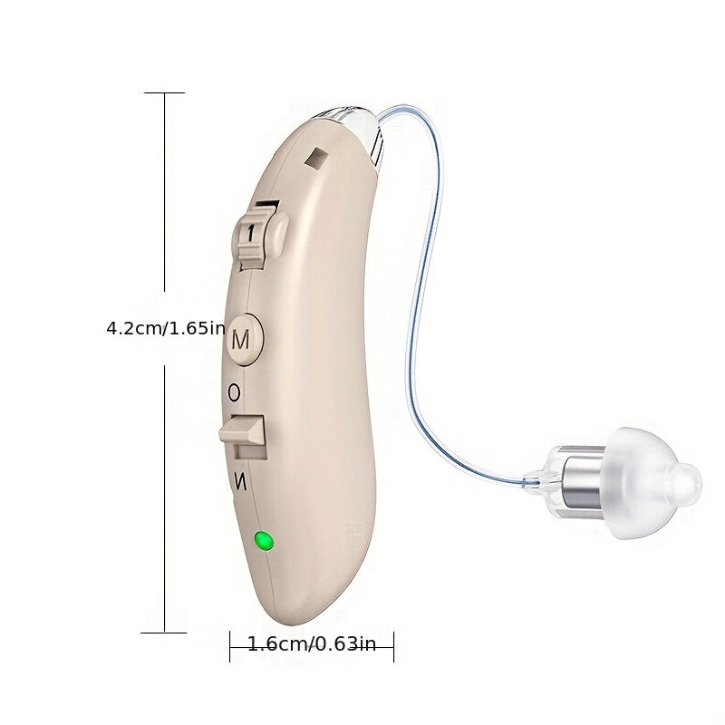 RKEPIE M807 Classic BTE Hearing Aid - Rechargeable & Digital Noise Reduction