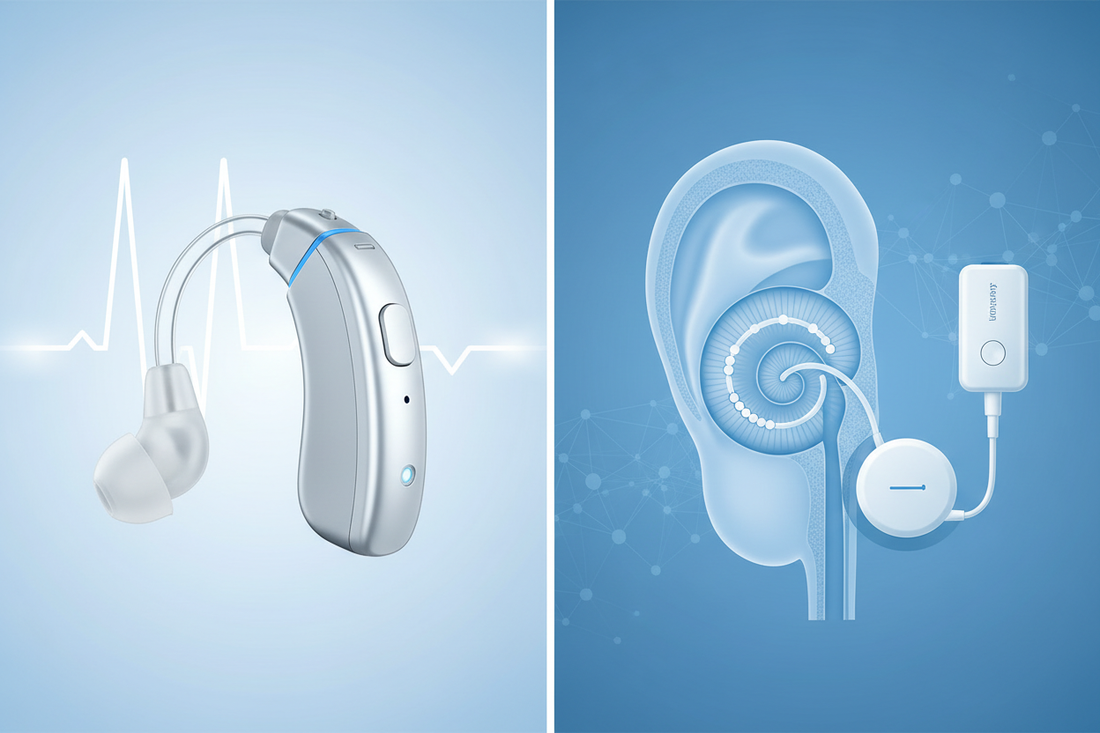 Hearing Aid vs. Cochlear Implant: What's the Difference?