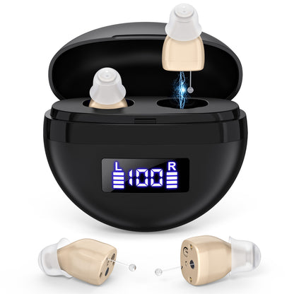 RKEPIE M610 Essential CIC Hearing Aid - Discreet Invisible Design & Effortless Daily Hearing