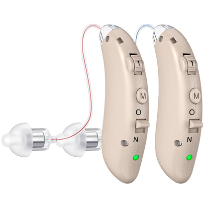RKEPIE M807 Classic BTE Hearing Aid - Rechargeable & Digital Noise Reduction