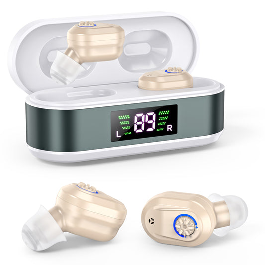 RKEPIE M612 Ultra CIC Hearing Aid - Maximum Clarity, Minimum Visibility & Extended Battery Life