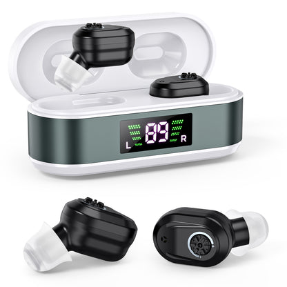 RKEPIE M612 Ultra CIC Hearing Aid - Maximum Clarity, Minimum Visibility & Extended Battery Life