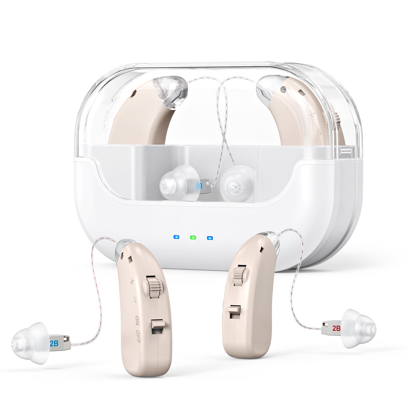 RKEPIE M905 Professional BTE Hearing Aid - Clinical Excellence & All-Day Rechargeable Power