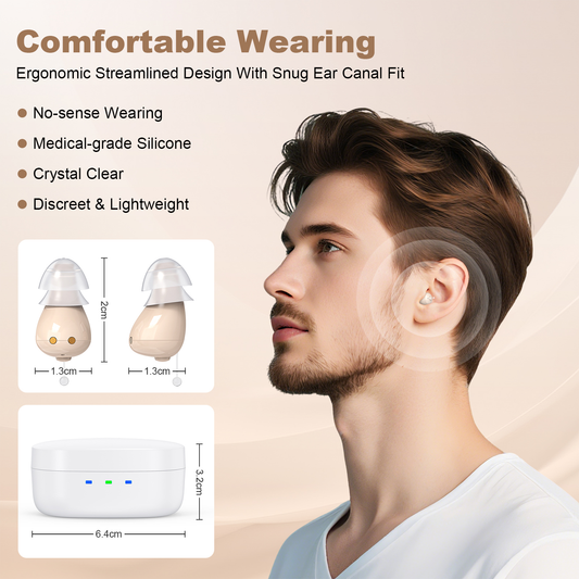 RKEPIE M602 Comfort-Pro CIC Hearing Aid - Beyond Invisible, Beyond Comfortable | Bio-Fit Design