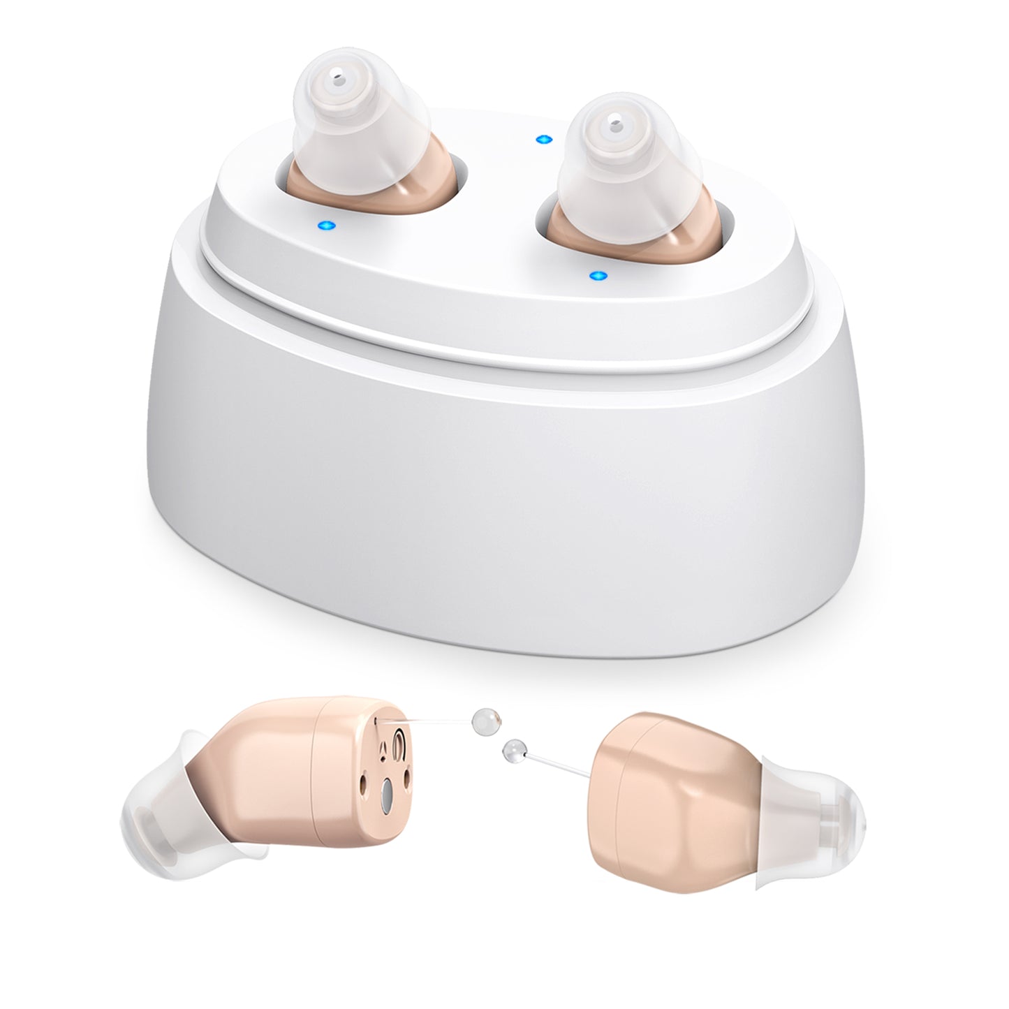 RKEPIE M609 Pro Stealth CIC Hearing Aid - Next-Gen DSP & 96-Hour Freedom Charging Case