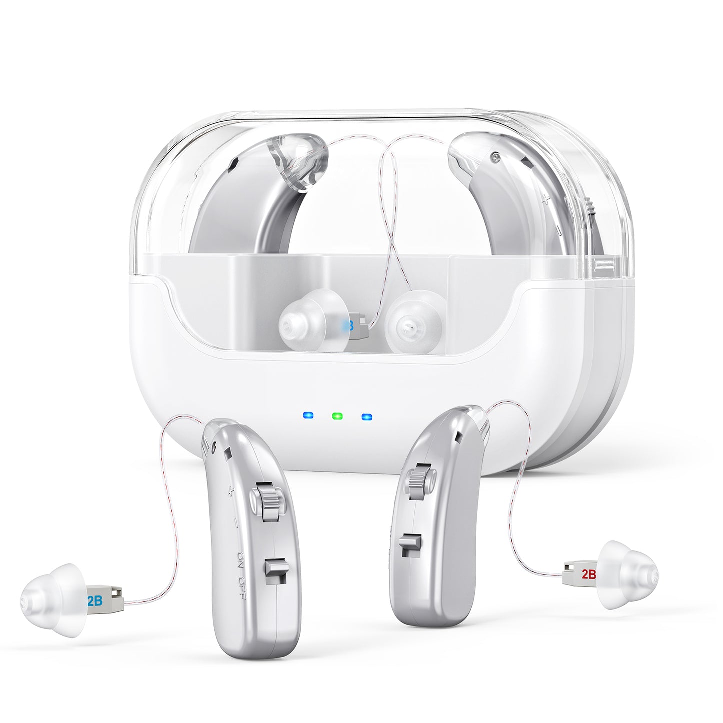 RKEPIE M905 Professional BTE Hearing Aid - Clinical Excellence & All-Day Rechargeable Power