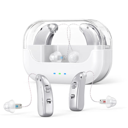 RKEPIE M905 Professional BTE Hearing Aid - Clinical Excellence & All-Day Rechargeable Power