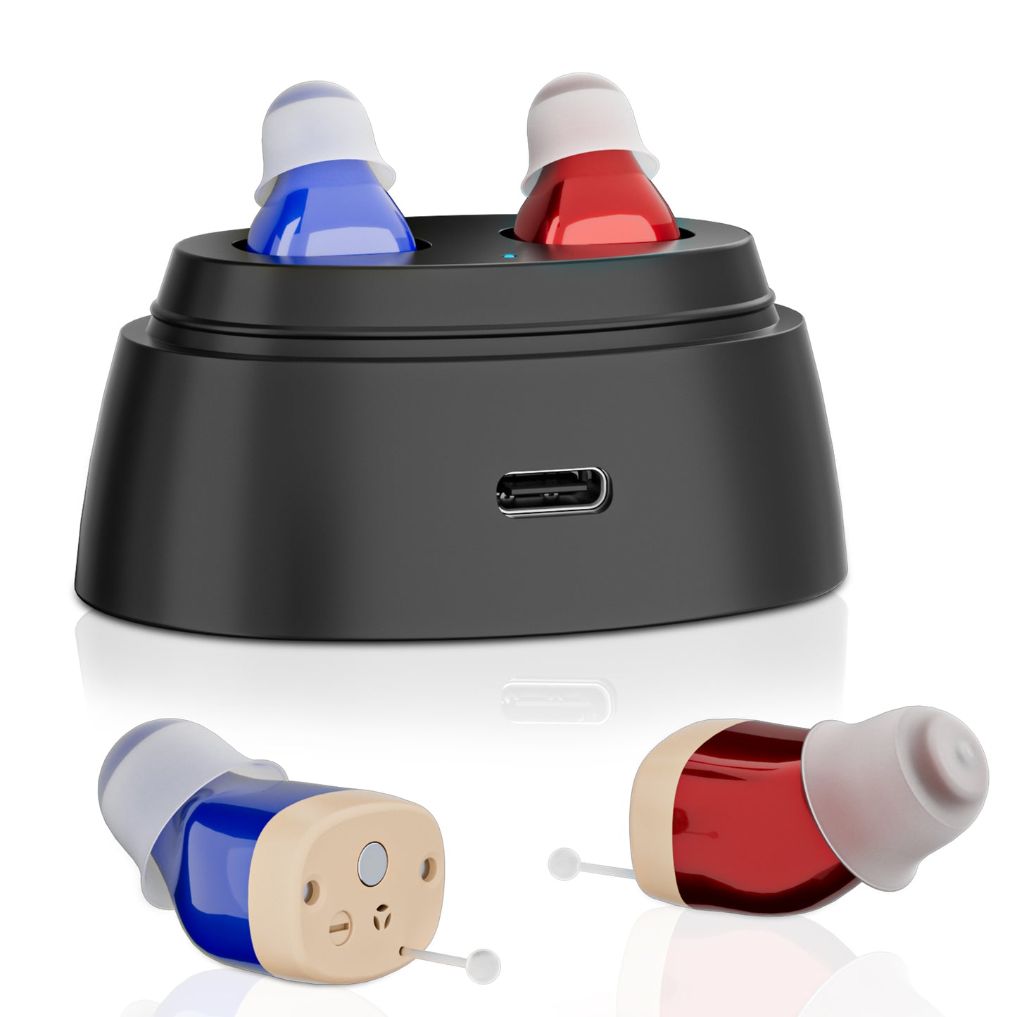 RKEPIE M609 Pro Stealth CIC Hearing Aid - Next-Gen DSP & 96-Hour Freedom Charging Case