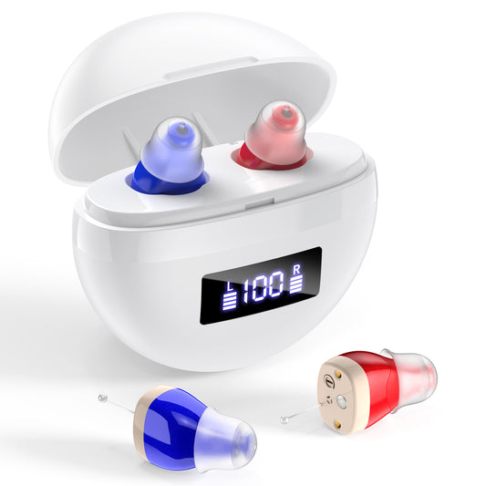 RKEPIE M610 Essential CIC Hearing Aid - Discreet Invisible Design & Effortless Daily Hearing