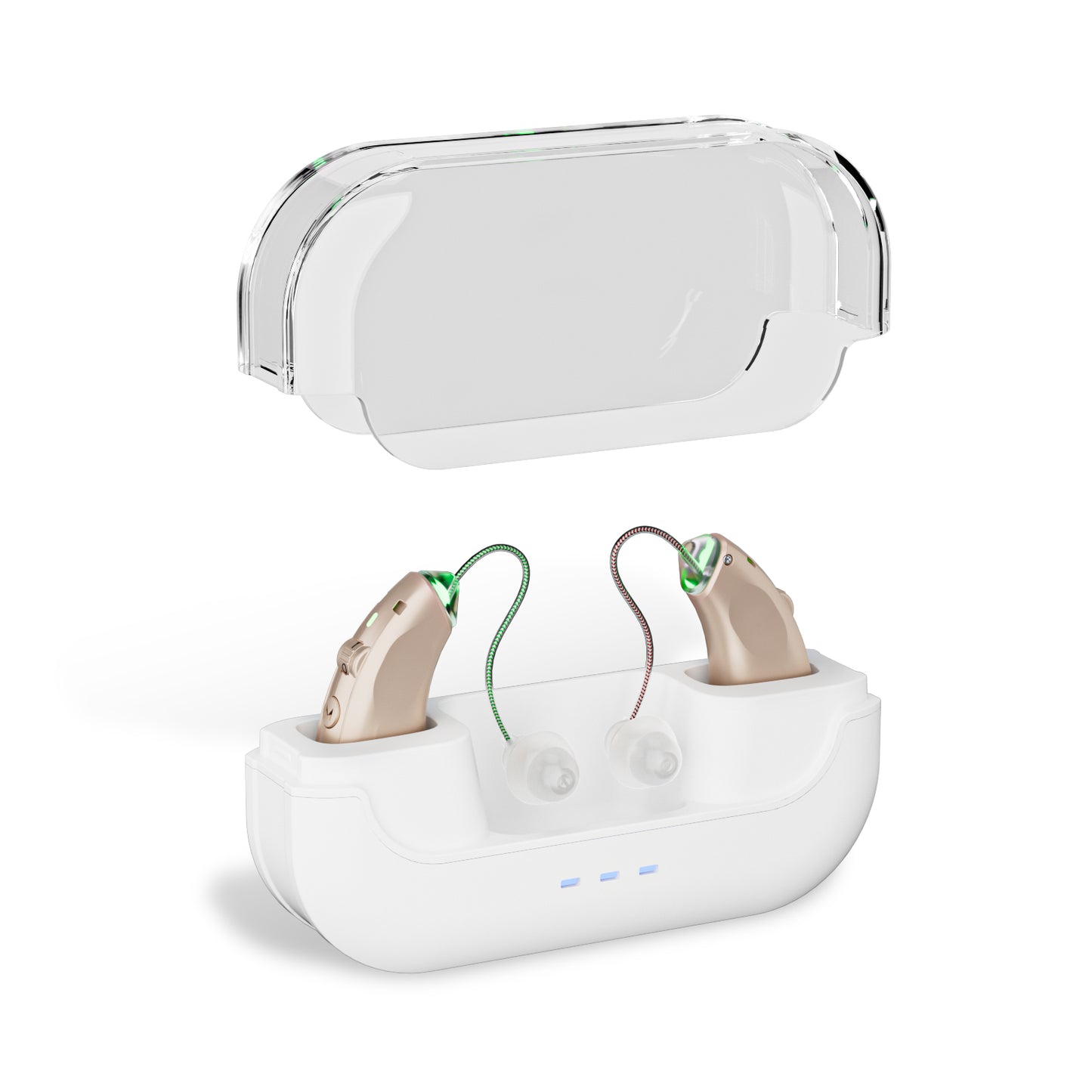 RKEPIE M909 Supreme BTE Hearing Aid - Smart Noise Reduction & All-Day Clarity for Seniors