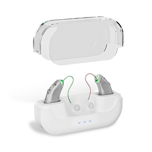 RKEPIE M909 Supreme BTE Hearing Aid - Smart Noise Reduction & All-Day Clarity for Seniors