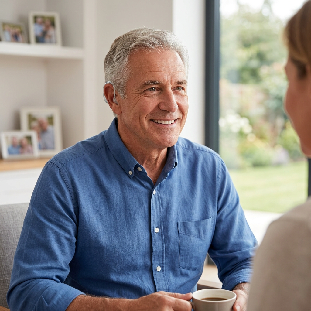 RKEPIE M802 Pro BTE Hearing Aid - High Power Amplification & Ergonomic Comfort for Seniors