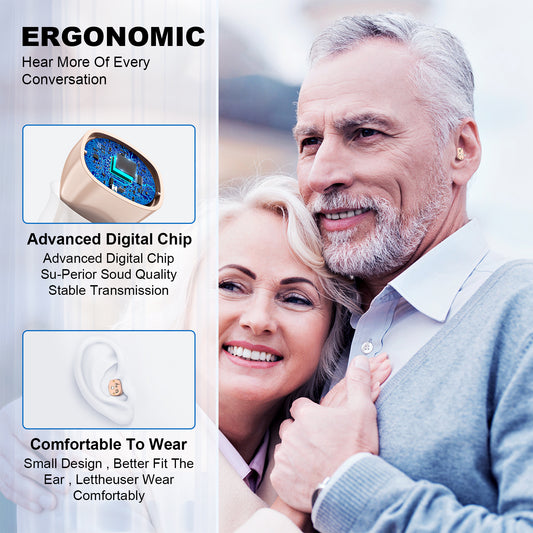 RKEPIE M609 Pro Stealth CIC Hearing Aid - Next-Gen DSP & 96-Hour Freedom Charging Case