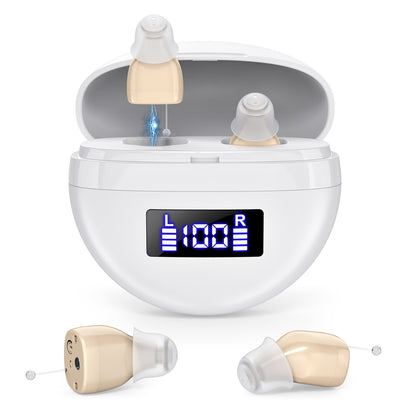 RKEPIE M610 Essential CIC Hearing Aid - Discreet Invisible Design & Effortless Daily Hearing