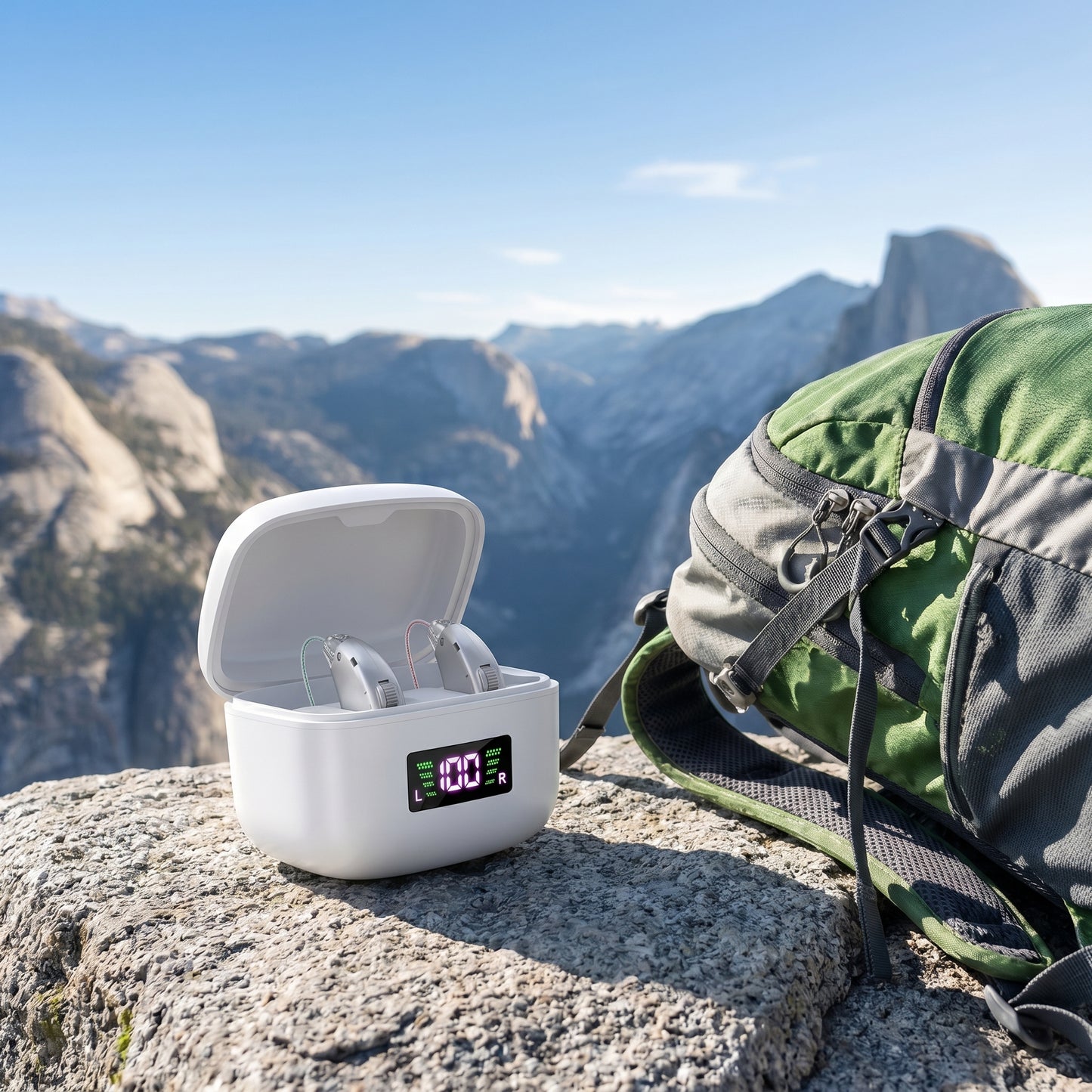RKEPIE M802 Pro BTE Hearing Aid - High Power Amplification & Ergonomic Comfort for Seniors
