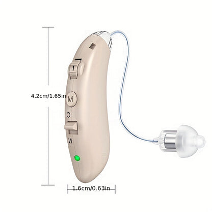 RKEPIE M807 Classic BTE Hearing Aid - Rechargeable & Digital Noise Reduction